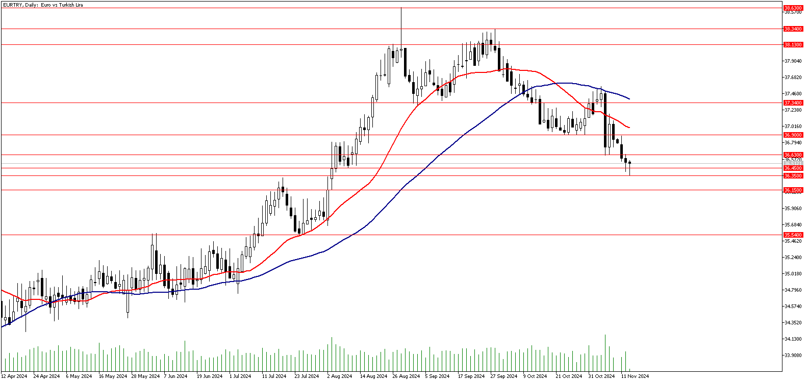 13 Kasım 2024 Forex Analizi: EURTRY