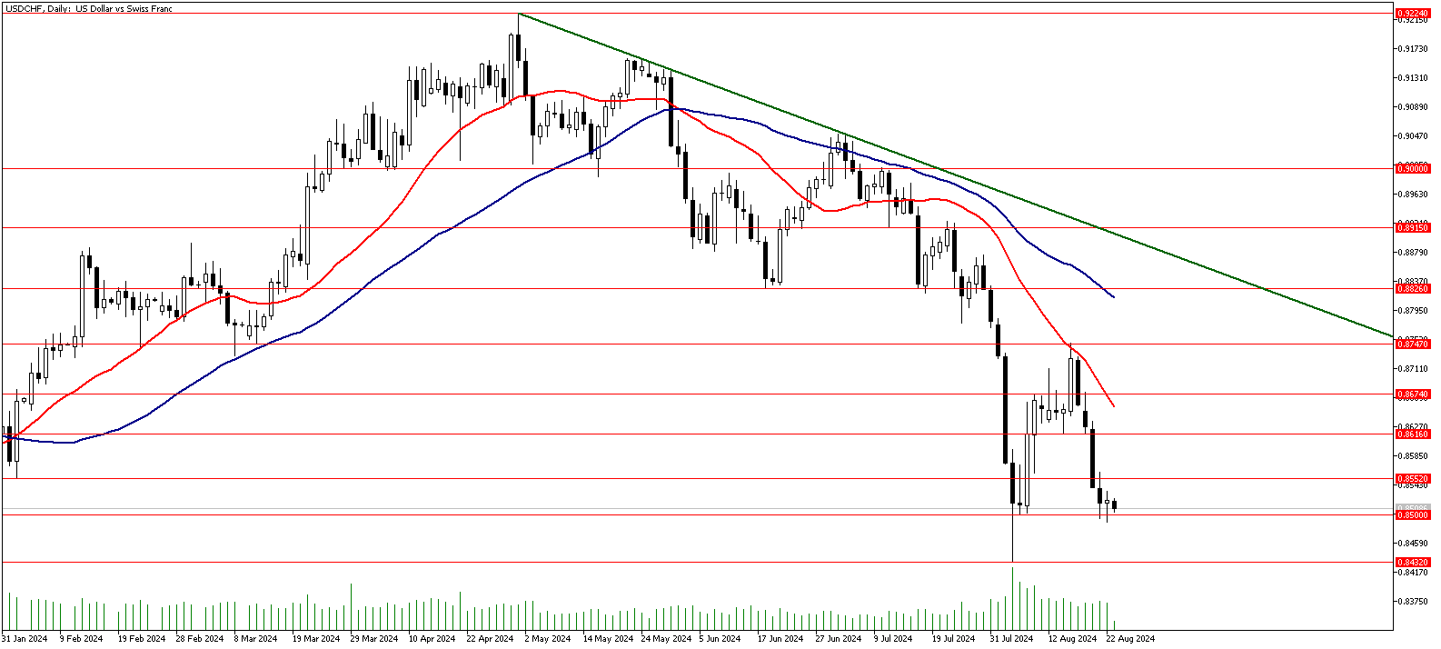 23 Ağustos 2024 Forex Analizi: USDCHF