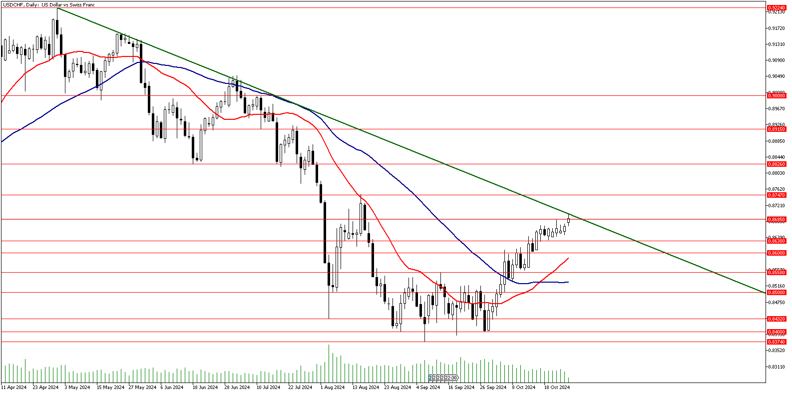 28 Ekim 2024 Forex Analizi: USDCHF