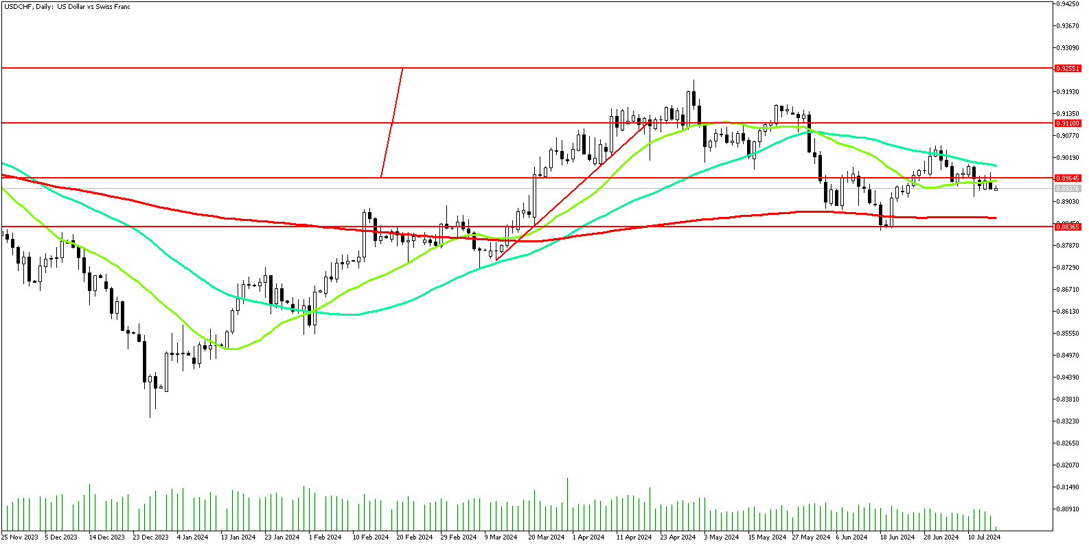 17 Temmuz 2024 Forex Analizi: USDCHF