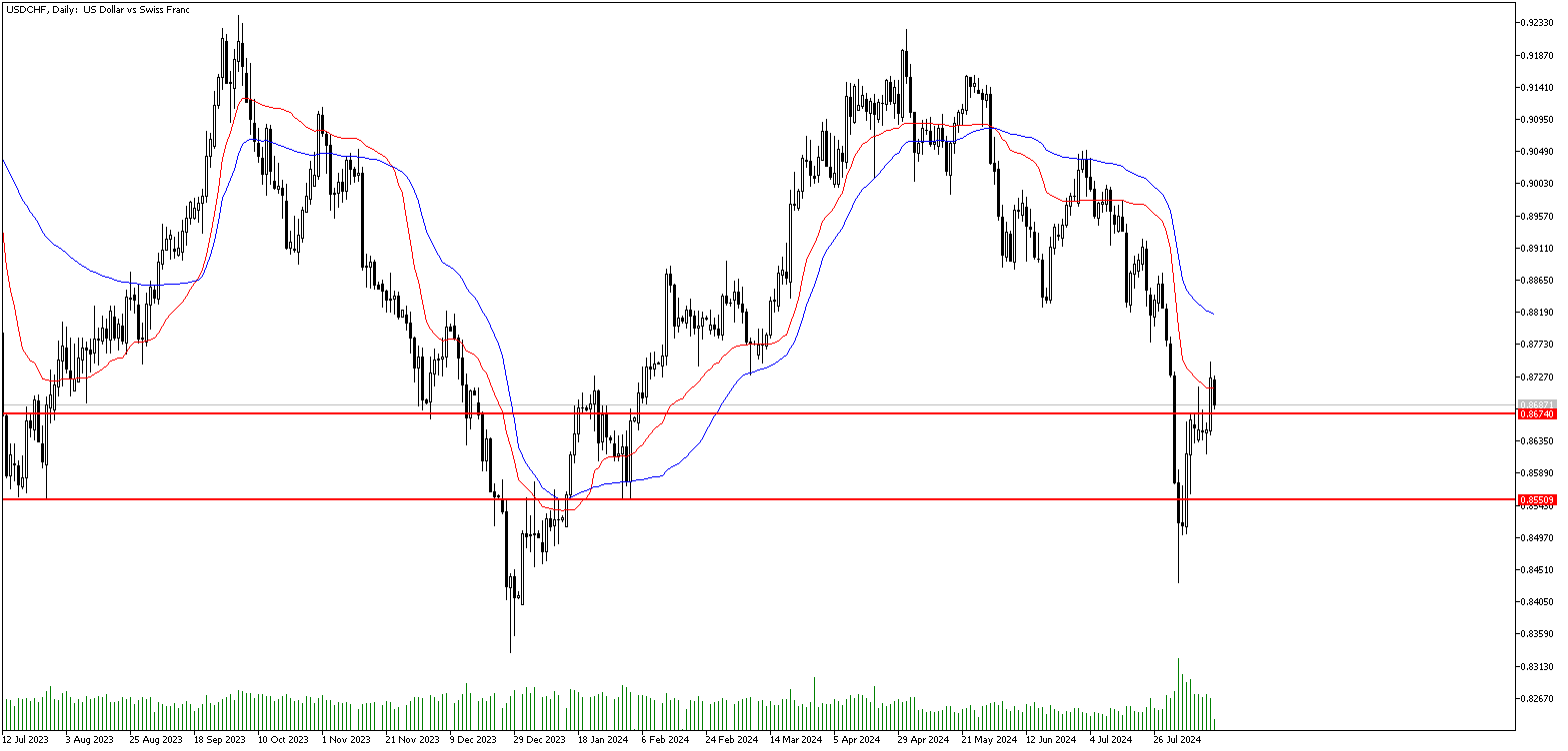 16 Ağustos 2024 Forex Analizi: USDCHF