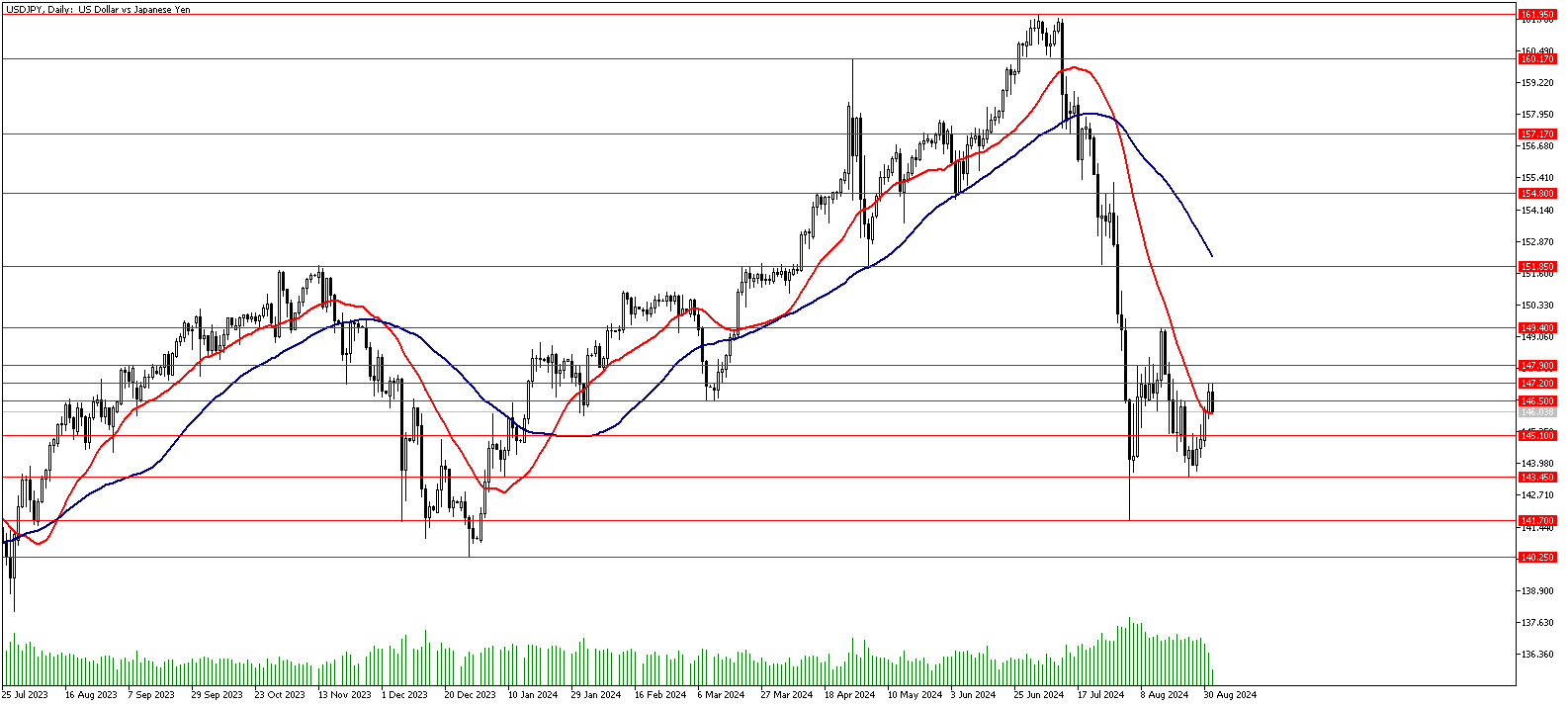 03 Eylül 2024 Forex Analizi: USDJPY