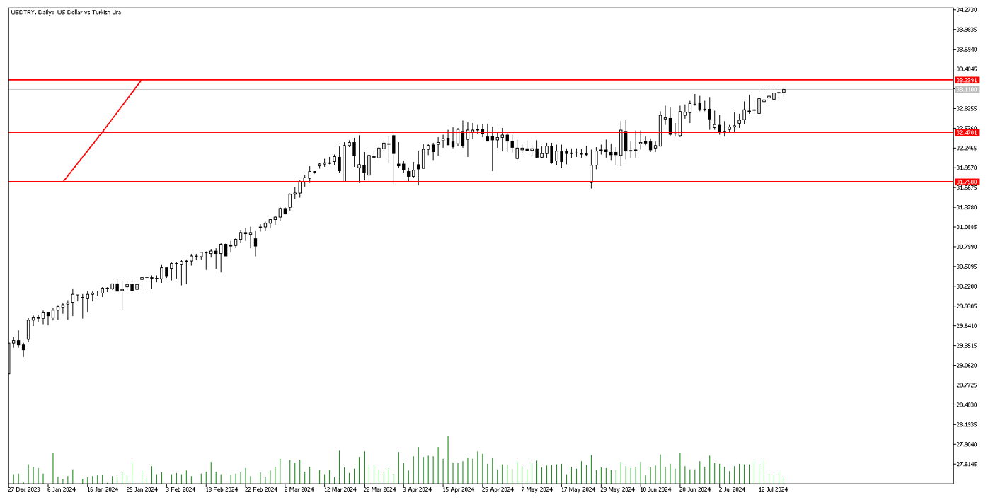 19 Temmuz 2024 Forex Analizi: USDTRY