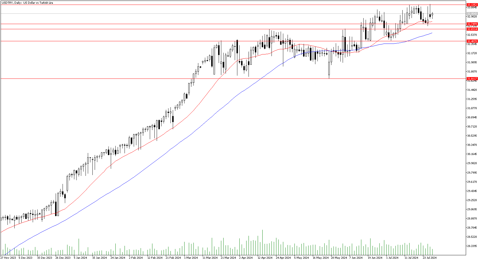 29 Temmuz 2024 Forex Analizi: USDTRY