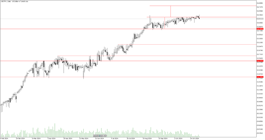 6 Kasım 2024 Forex Analizi: USDTRY