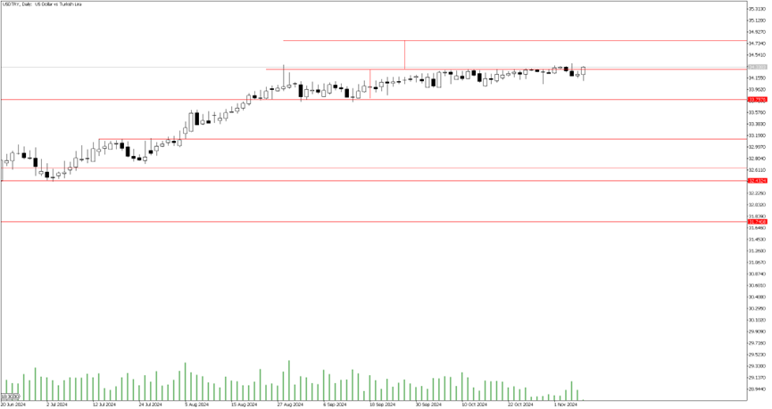 8 Kasım 2024 Forex Analizi: USDTRY