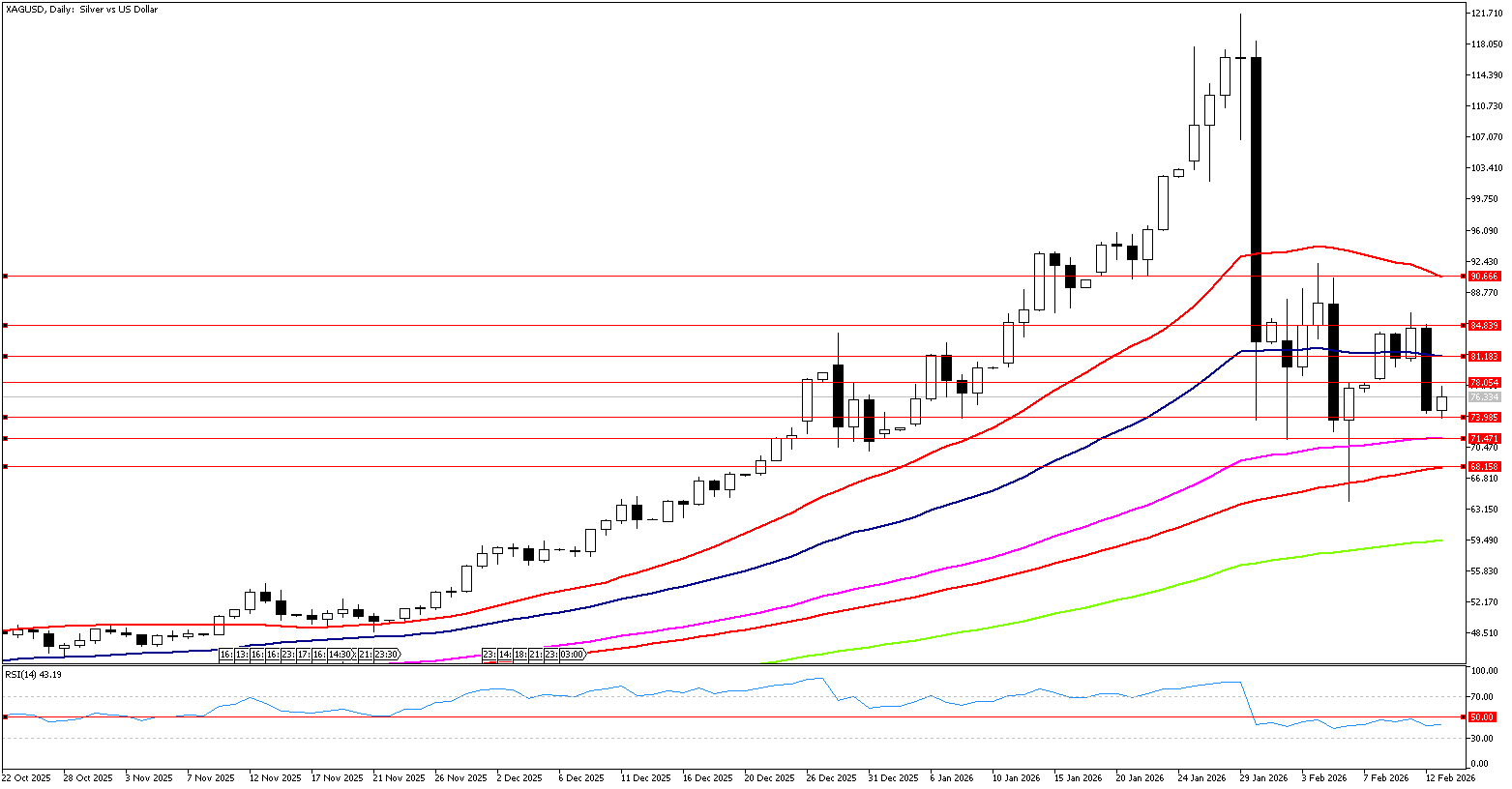 13 Şubat 2026 Forex Analizi: XAGUSD