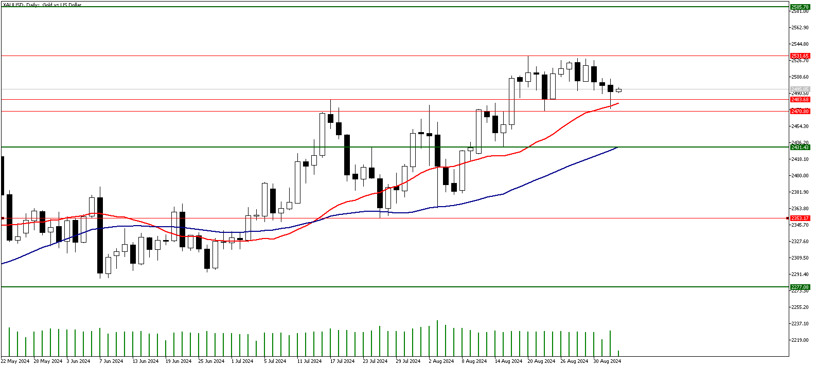 04 Eylül 2024 Forex Analizi: XAUUSD