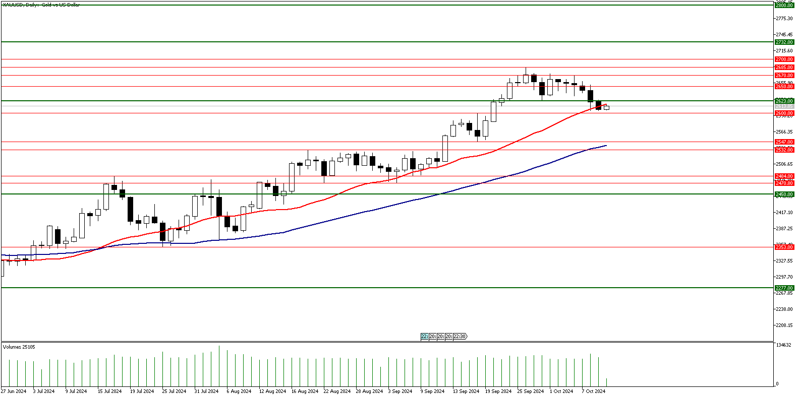 10 Ekim 2024 Forex Analizi: XAUUSD