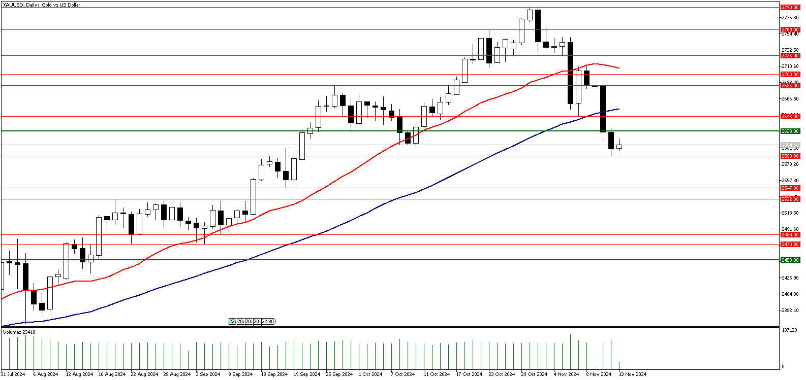 13 Kasım 2024 Forex Analizi: XAUUSD