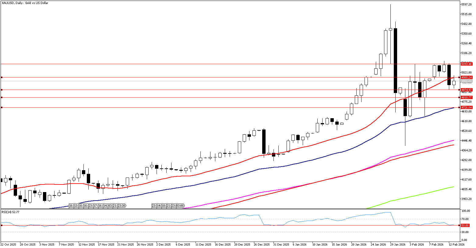 13 Şubat 2026 Forex Analizi: XAUUSD