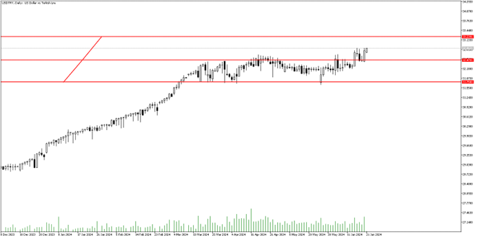 24 Temmuz 2024 Forex Analizi: USDTRY