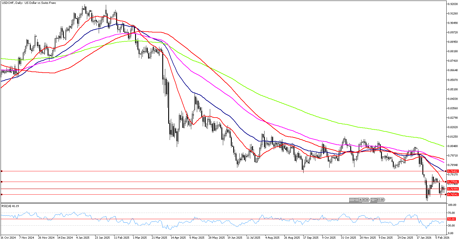 13 Şubat 2026 Forex Analizi: USDCHF